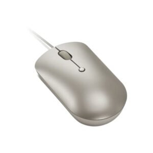 souris optique filaire lenovo compacte sable