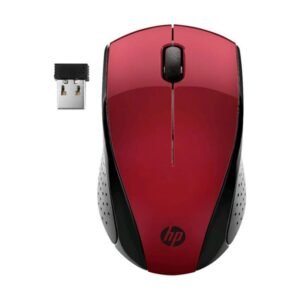 souris optique hp sans fil sunset rouge d
