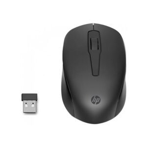 souris optique sans fil hp noir n