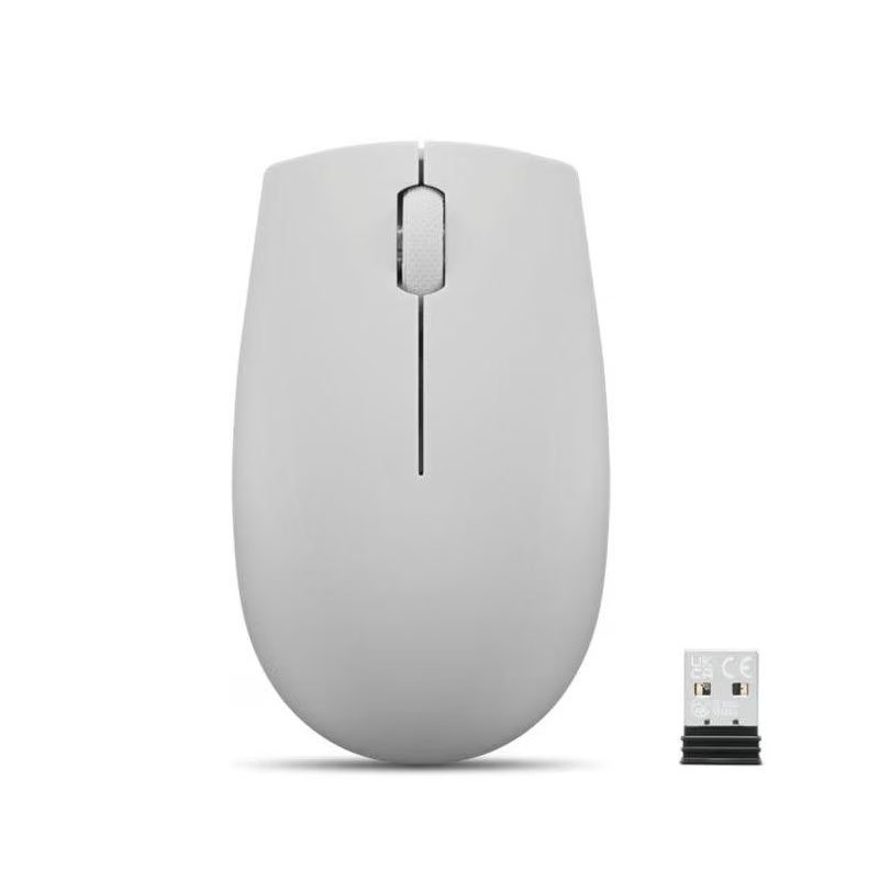 Souris Optique Sans Fil LENOVO Compact 300 Arctic Gre - Gris arctique 1 souris optique sans fil lenovo compact arctic gre gris arctique