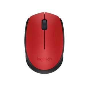 souris optique sans fil logitech m rouge f
