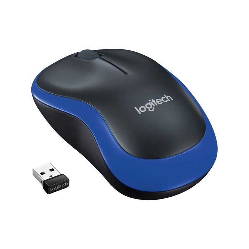 Souris Optique Sans Fil LOGITECH M185 - Bleu 1 souris optique sans fil logitech m bleu m