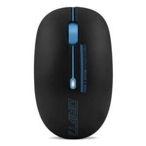 souris sans fil advance drift noir bleu
