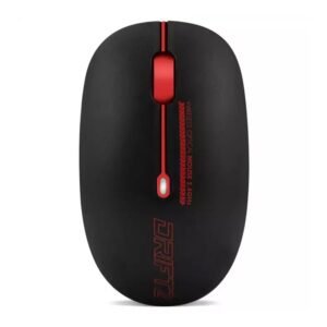 souris sans fil advance drift noir rouge s