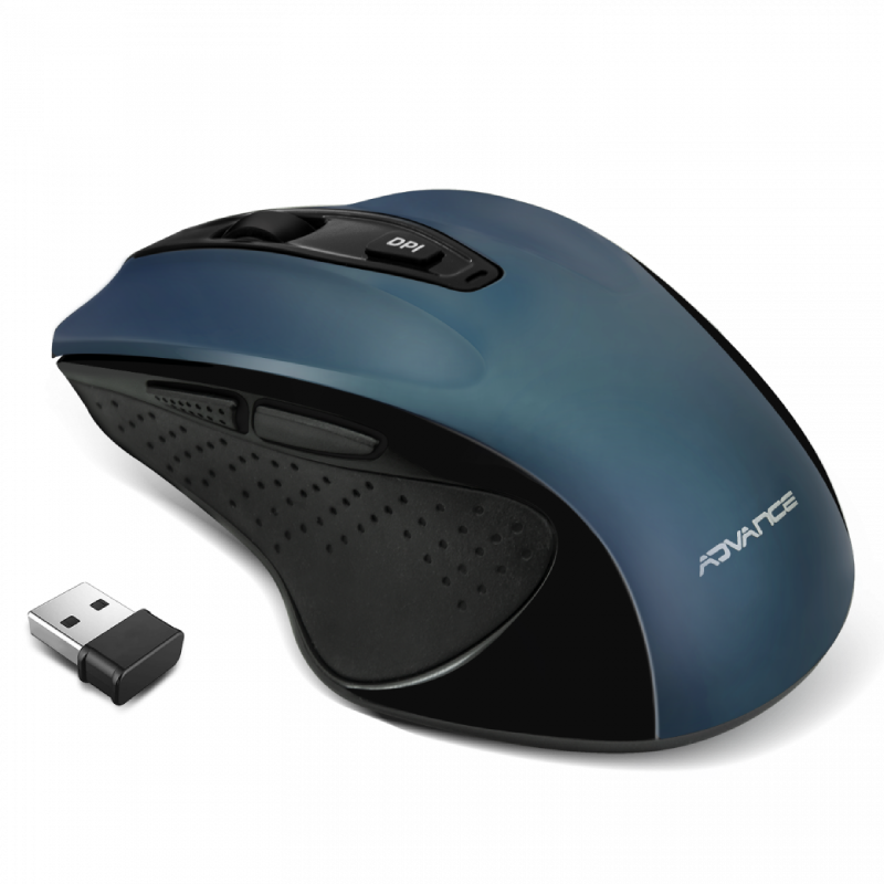 Souris Sans Fil ADVANCE Shape 6D- Bleu 1 souris sans fil advance shape d bleu