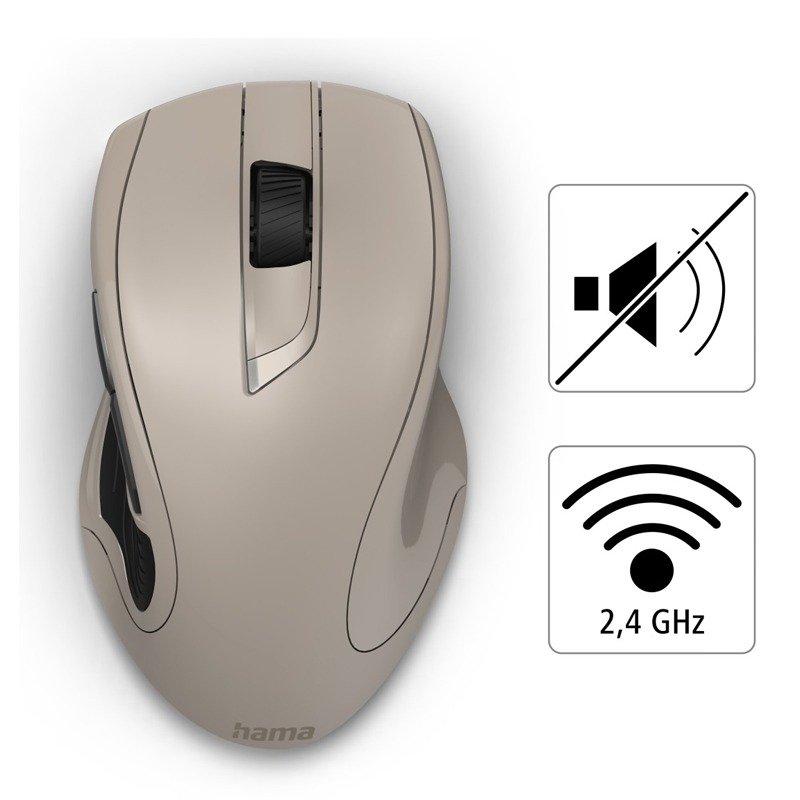 Souris Sans Fil HAMA MW-900 V2 - Beige 5 souris sans fil hama mw v beige fg