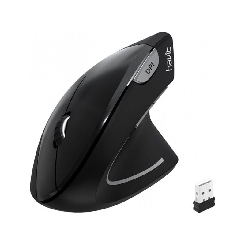 Souris Sans Fil HAVIT MS550GT Verticale - Noir 1 souris sans fil havit msgt verticale noir