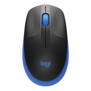 souris sans fil logitech m bleu p