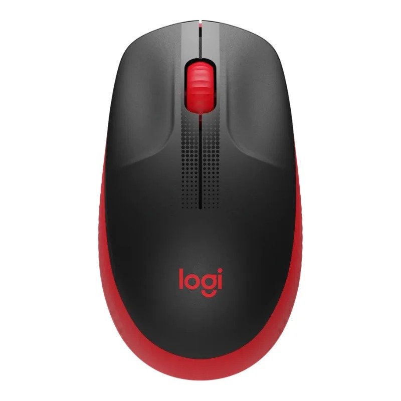Souris Sans Fil LOGITECH M190 - Rouge 1 souris sans fil logitech m rouge f