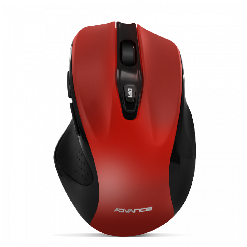Souris Sans Fil ADVANCE Shape 6D- Rouge 2 souris sans fil advance shape d rouge