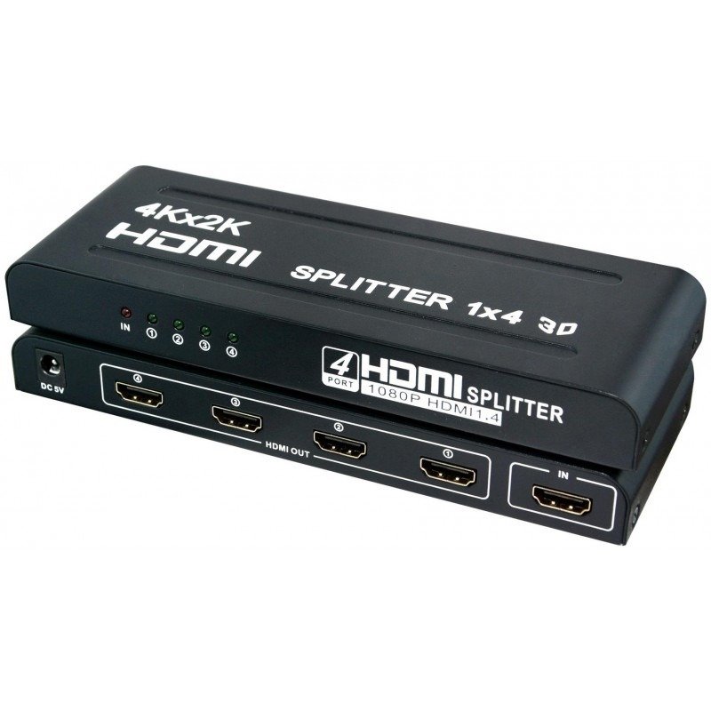 Splitter HDMI 4 Ports 4K 3D 1 splitter hdmi ports k d