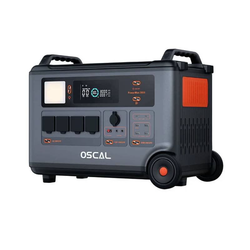 Station d’Alimentation Portable OSCAL PowerMax 3600W 1 station d alimentation portable oscal powermax w h