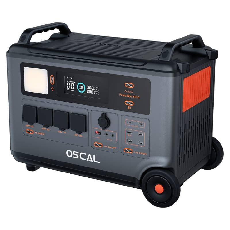 Station Électrique Portable OSCAL PowerMax 6000W 5 station electrique portable oscal powermax w x