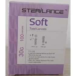 STERILANCE SOFT 100 LANCETTES 2 sterilance soft lancettes