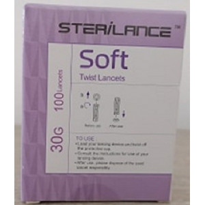 STERILANCE SOFT 100 LANCETTES 3 sterilance soft lancettes