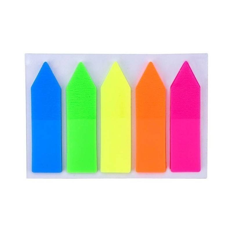 Stick Note Flèche Fluo 5 Couleurs 1 stick note fleche fluo couleurs