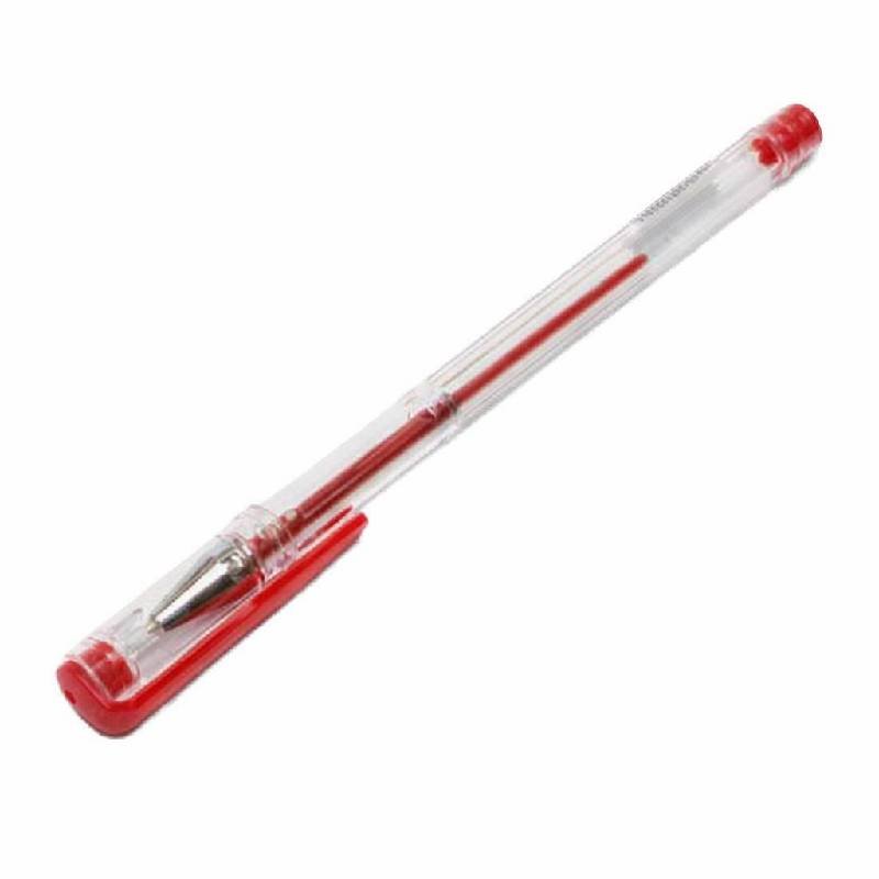 Stylo P40 Transparent Couleur Rouge (404212) 1 stylo p transparent couleur bleu