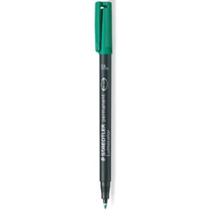 stylo permanent lumocolor staedtler universal f vert