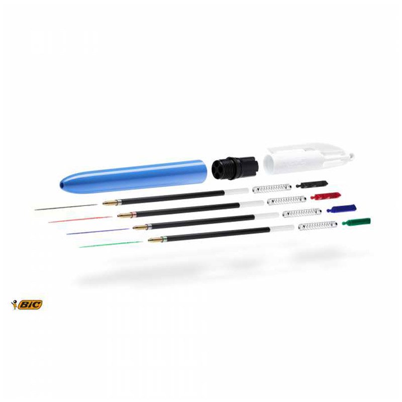Stylos BIC Blister 4 couleurs Meduim - (601613) 3 stylos bic blister couleurs meduim