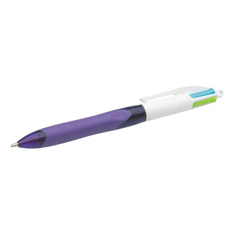 Stylos BIC Blister Grip Fashion Medium 4 couleurs - (249936) 2 stylos bic blister grip fashion meduim couleurs
