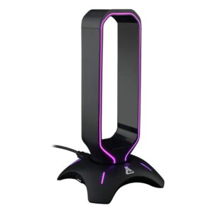 support g lab k stand radon rgb pour casque gamer noir