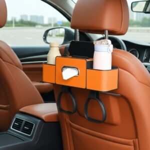 support multifonctions avec crochets pour voiture sn orange