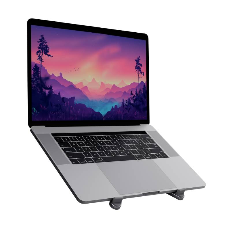 Support pour pc portable Trust Macy pliable en aluminium 4 support pour pc portable trust macy pliable en aluminium