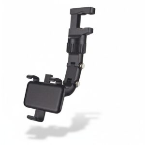 support telephone pour retroviseur de voiture noir