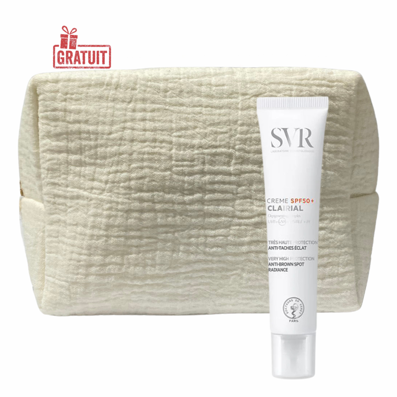 SVR CLAIRIAL CREME ANTI TACHES BRUNES SPF50+ 40ML+TROUSSE SVR (OFFERT) 1 svr clairial creme anti taches brunes spf mltrousse svr offert
