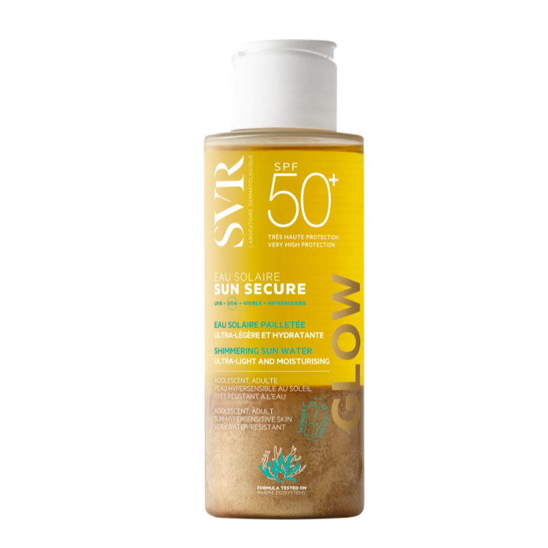 SVR COFFRET SUN SECURE EAU SOLAIRE GLOW SPF50+ 100ML+BLUR SUN SECURE SANS PARFUM 50ML(OFFERT) 2 svr coffret sun secure eau solaire glow spf mlblur sun secure sans parfum mloffert