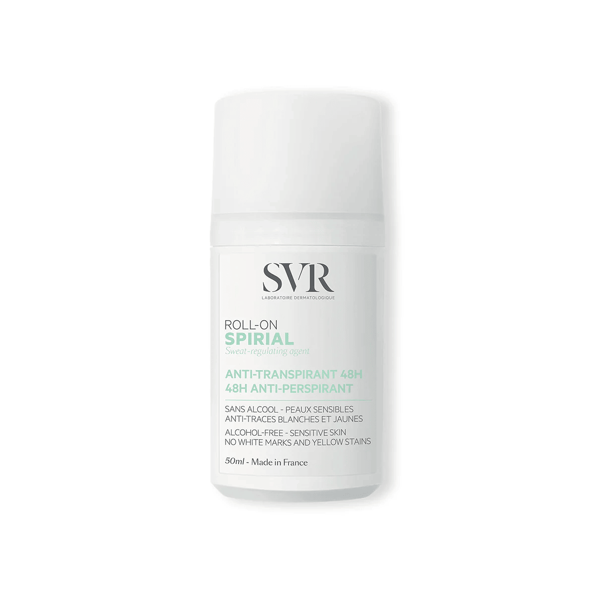 SVR SPIRIAL ROLL ON ANTI TRANSPIRANT 48H 50ML 1 svr spirial roll on anti transpirant h ml