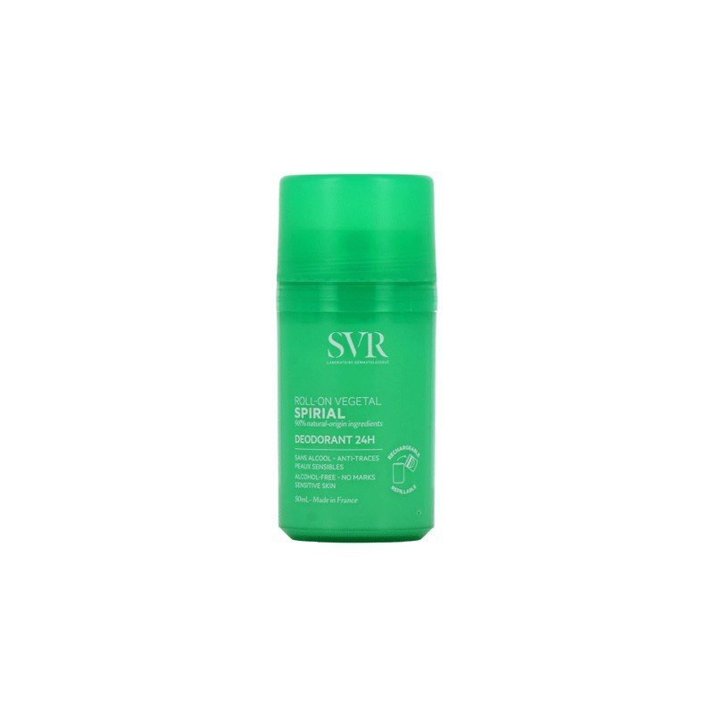 SVR SPIRIAL ROLL ON VEGETAL DEODORANT 50ML 1 svr spirial roll on vegetal deodorant ml