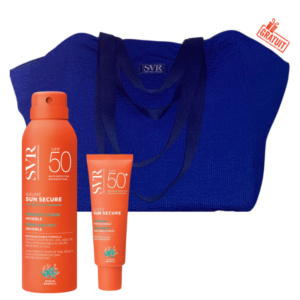 svr sun secure brume spf ml sun secure fluide spf mlsac de plage en bleu offert