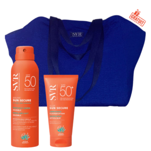 svr sun secure brume spf mlsun secure blur spf mlsac de plage en bleu offert