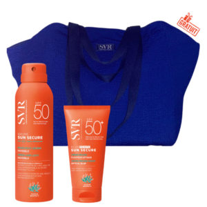 svr sun secure brume spf mlsun secure blur teinte spf mlsac de plage en bleu offert