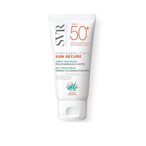 SVR SUN SECURE ECRAN MINERAL TEINTE PEAUX NORMALES A MIXTES SPF 50+ 50ML 3 svr sun secure ecran mineral teinte peaux normales a mixtes spf ml