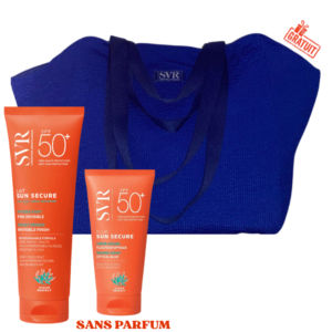 svr sun secure lait hydratant invisible spf mlsun secure blur sans parfum spf mlsac de plage en bleu offert