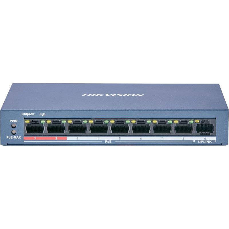 Switch De Bureau HIKVISION DS-3E0508P-O POE 8 PORTS 10/100/1000 MBPS 1 switch de bureau hikvision poe ports mbps ds ep emb