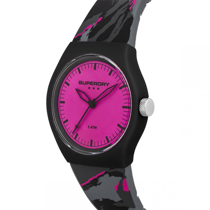 Montre Femme SUPERDRY - Camouflage Rose & Gris (SYL-270BP) 3 syl bp