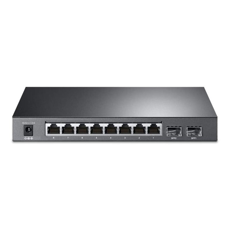 Switch TP-LINK TL-SG2210P 8 ports Gigabit PoE + 2 Ports SFP - Noir 2 tg ps