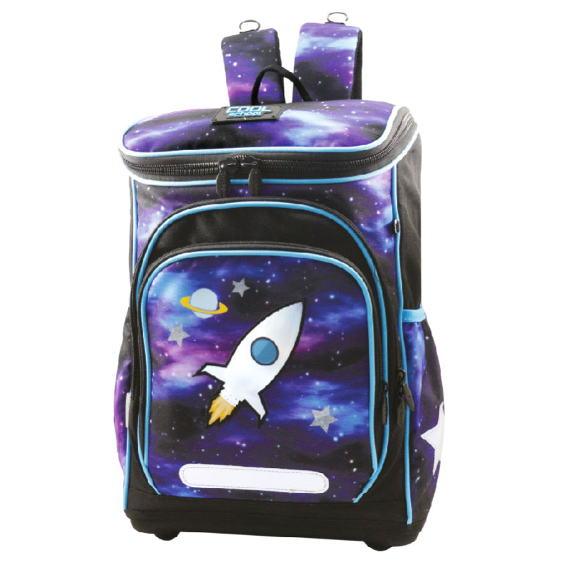 Sac à Dos Primaire COOL SCHOOL Ergo Space Taille M Pour Garçon - Noir&Bleu 1 t l
