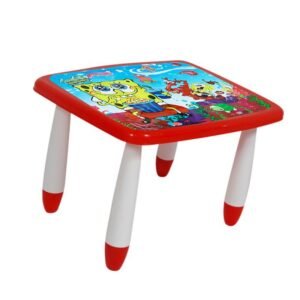 table smile rectangulaire pour enfant rouge a