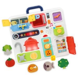tableau de manipulation cuisine interactif pour enfant