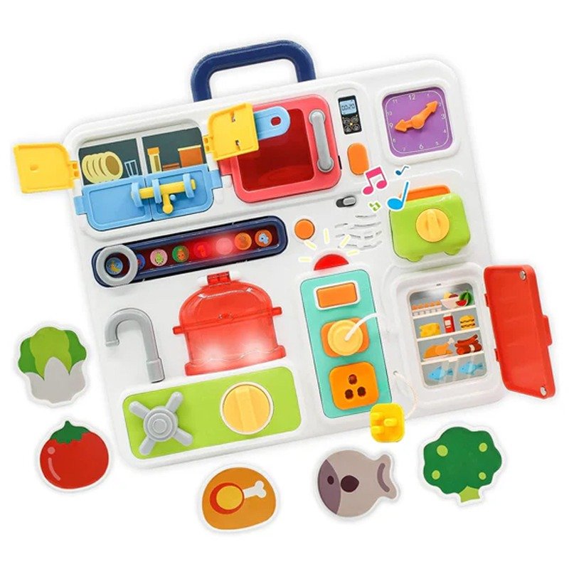 Tableau de Manipulation Cuisine Interactif Pour Enfant 1 tableau de manipulation cuisine interactif pour enfant