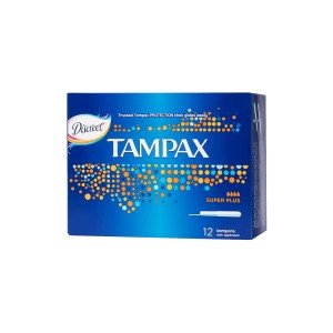 TAMPAX TAMPONS SUPER PLUS 12 PIECES 3 tampax tampons super plus pieces