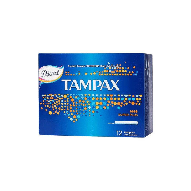 TAMPAX TAMPONS SUPER PLUS 12 PIECES 1 tampax tampons super plus pieces