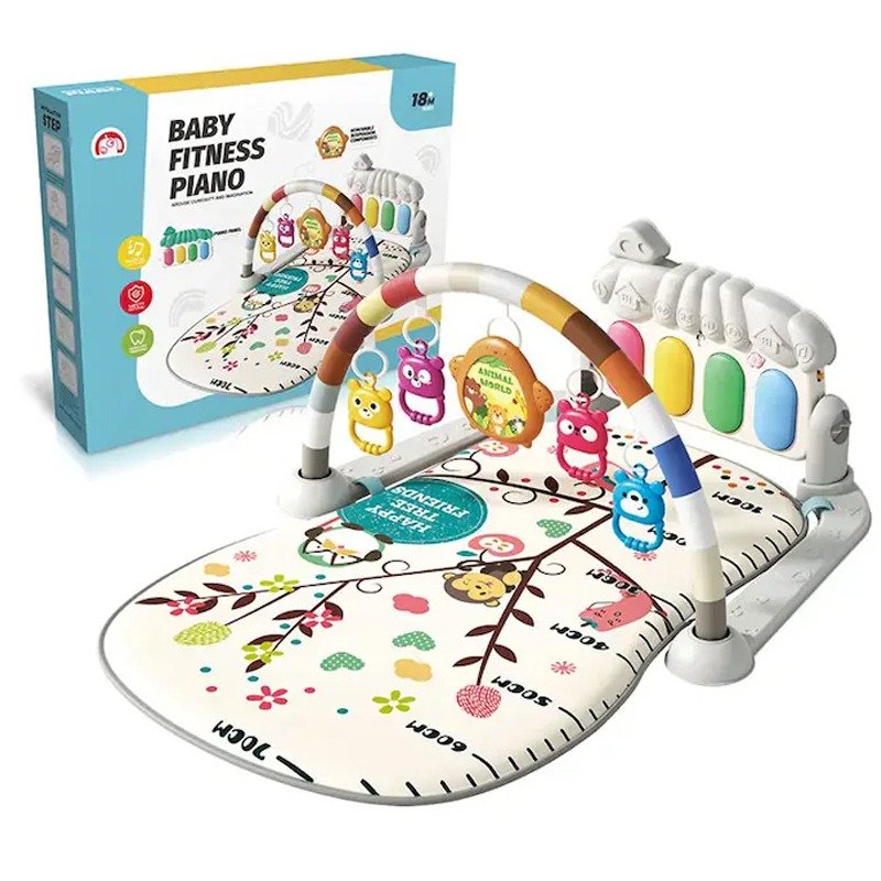 Tapis D'éveil Multifonction Piano de Fitness Pour Bébé - T68826 1 tapis d eveil multifonction piano de fitness pour bebe