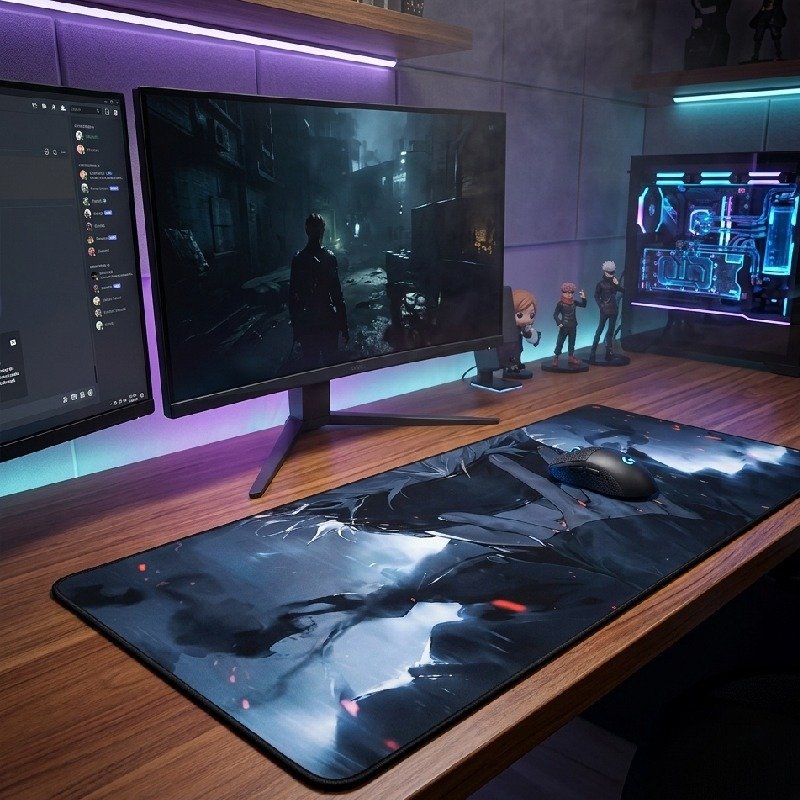 Tapis de Souris Gamer 40x90 Jujutsu Kaisen Gojo Satoru 2 tapis de souris gamer kaisen xxl x mm assortie
