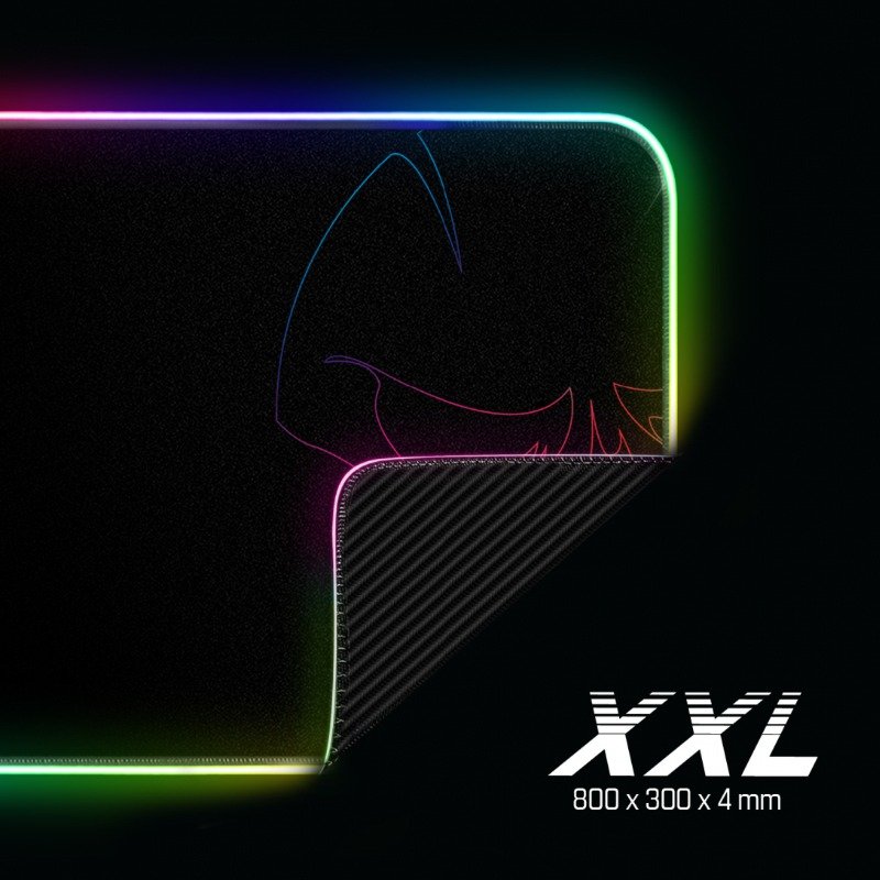 Tapis de Souris Gamer SPIRIT OF GAMER Darkskull RGB XXL - Noir 2 tapis de souris gamer spirit of gamer darkskull rgb xxl noir