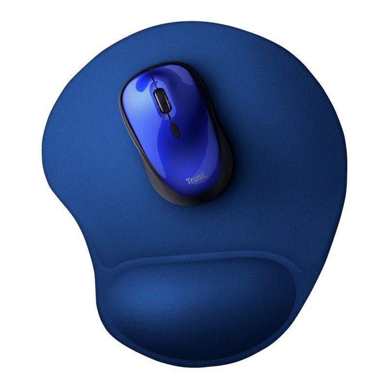 Tapis De Souris TRUST Bigfoot Avec Repose-Poignet Small - Bleu 1 tapis de souris trust bigfoot avec repose poignet small bleu